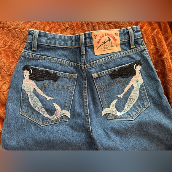 NWOT Marc Jacobs Mermaid Straight Leg Women's Jeans - Picture 11 of 13